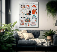 Dollydingle0 10 By Grace G Drayton Fine Art Print