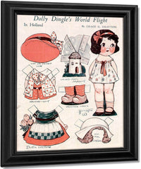 Dollydingle0 12 By Grace G Drayton Fine Art Print