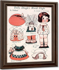 Dollydingle0 12 By Grace G Drayton Fine Art Print