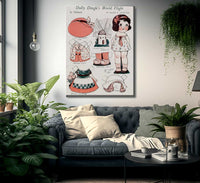 Dollydingle0 12 By Grace G Drayton Fine Art Print