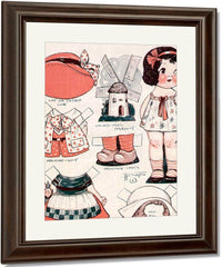 Dollydingle0 12 By Grace G Drayton Fine Art Print