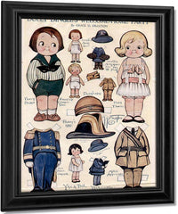 Dollydingle0 13 By Grace G Drayton Fine Art Print