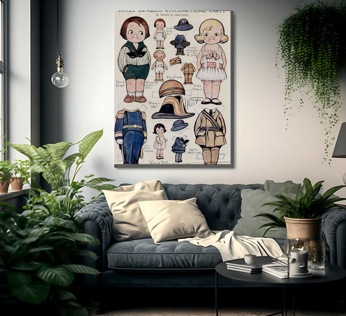 Dollydingle0 13 By Grace G Drayton Fine Art Print