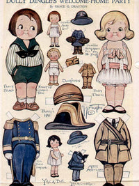 Dollydingle0 13 By Grace G Drayton Fine Art Print