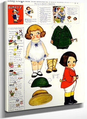Dollydingle0 2 By Grace G Drayton Fine Art Print