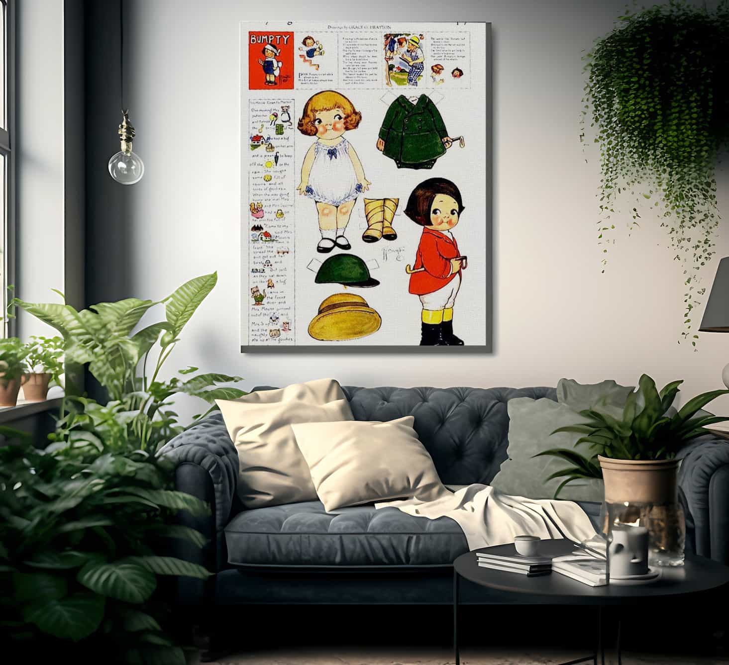 Dollydingle0 2 By Grace G Drayton Fine Art Print