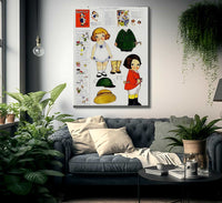 Dollydingle0 2 By Grace G Drayton Fine Art Print