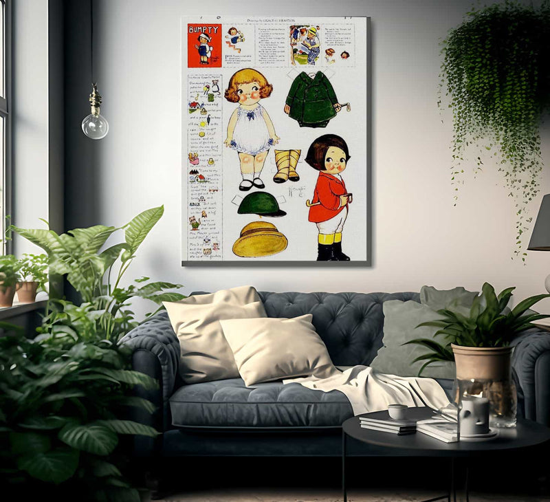 Dollydingle0 2 By Grace G Drayton Fine Art Print