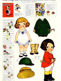 Dollydingle0 2 By Grace G Drayton Fine Art Print