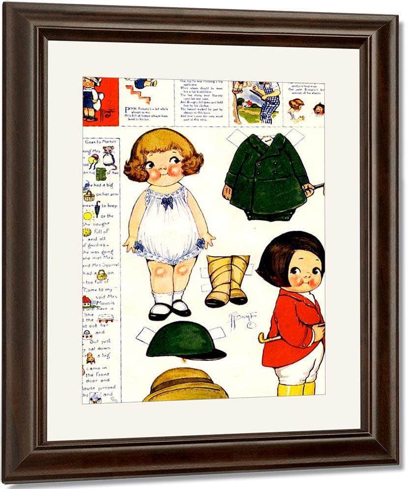 Dollydingle0 2 By Grace G Drayton Fine Art Print