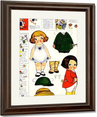 Dollydingle0 2 By Grace G Drayton Fine Art Print