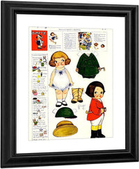 Dollydingle0 2 By Grace G Drayton Fine Art Print