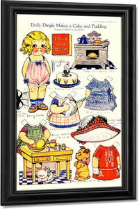 Dollydingle0 3 By Grace G Drayton Fine Art Print