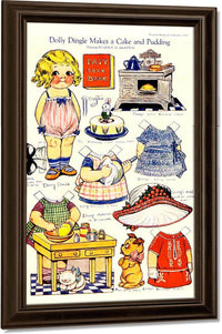 Dollydingle0 3 By Grace G Drayton Fine Art Print