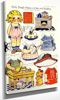 Dollydingle0 3 By Grace G Drayton Fine Art Print