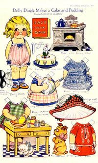 Dollydingle0 3 By Grace G Drayton Fine Art Print