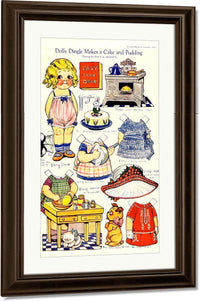 Dollydingle0 3 By Grace G Drayton Fine Art Print