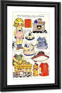 Dollydingle0 3 By Grace G Drayton Fine Art Print