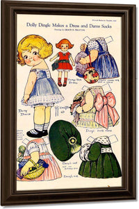 Dollydingle0 4 By Grace G Drayton Fine Art Print