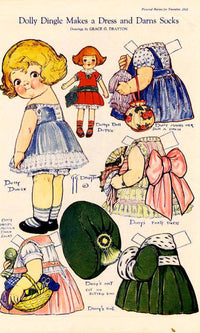 Dollydingle0 4 By Grace G Drayton Fine Art Print