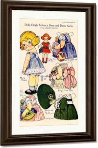 Dollydingle0 4 By Grace G Drayton Fine Art Print