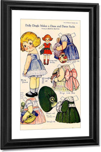 Dollydingle0 4 By Grace G Drayton Fine Art Print