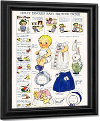 Dollydingle0 5 By Grace G Drayton Fine Art Print