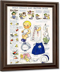 Dollydingle0 5 By Grace G Drayton Fine Art Print