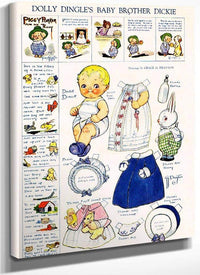 Dollydingle0 5 By Grace G Drayton Fine Art Print