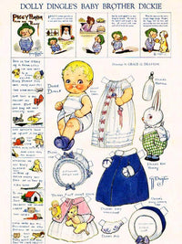 Dollydingle0 5 By Grace G Drayton Fine Art Print