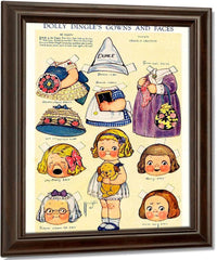 Dollydingle0 6 By Grace G Drayton Fine Art Print