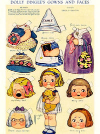 Dollydingle0 6 By Grace G Drayton Fine Art Print