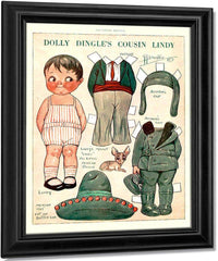 Dollydingle0 7 By Grace G Drayton Fine Art Print