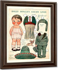 Dollydingle0 7 By Grace G Drayton Fine Art Print