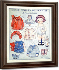 Dollydingle0 8 By Grace G Drayton Fine Art Print