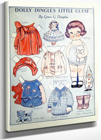 Dollydingle0 8 By Grace G Drayton Fine Art Print