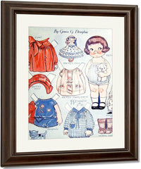Dollydingle0 8 By Grace G Drayton Fine Art Print