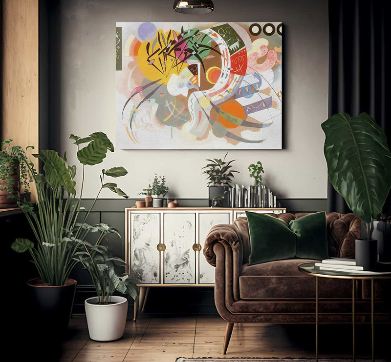 Dominant Curve By Wassily Kandinsky Fine Art Print