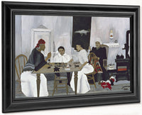 Domino Players By Horace Pippin Fine Art Print
