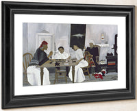 Domino Players By Horace Pippin Fine Art Print