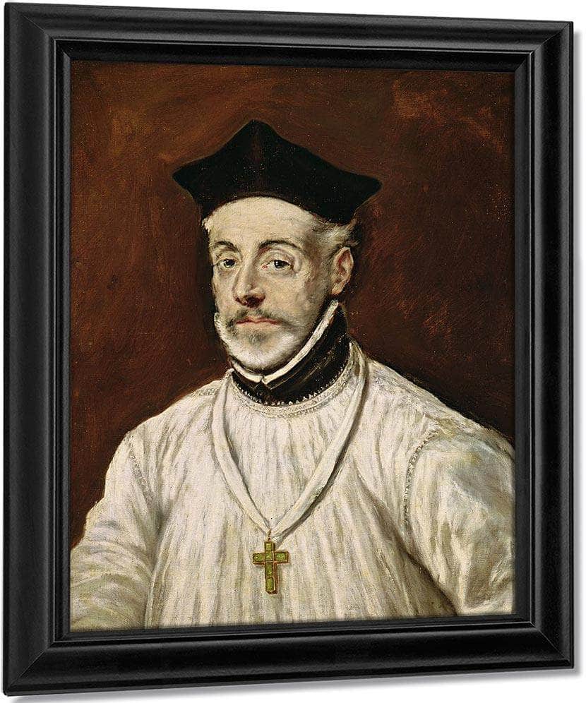 Don Diego De Covarrubias Y Leiva By El Greco Fine Art Print