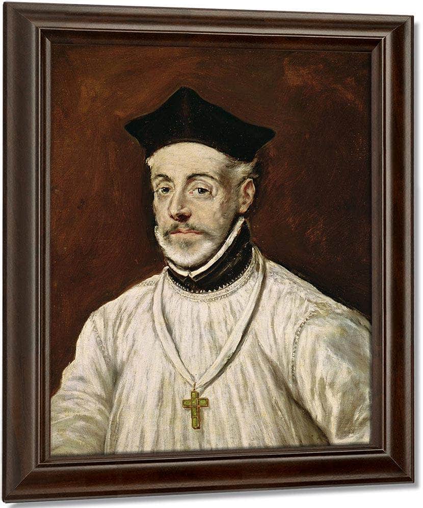 Don Diego De Covarrubias Y Leiva By El Greco Fine Art Print