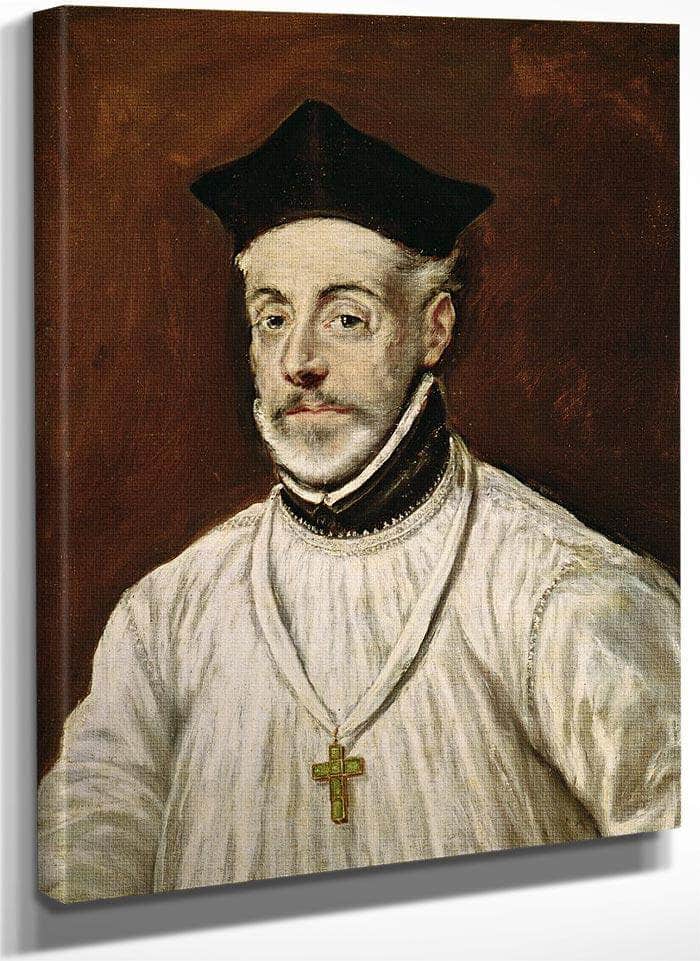 Don Diego De Covarrubias Y Leiva By El Greco Fine Art Print