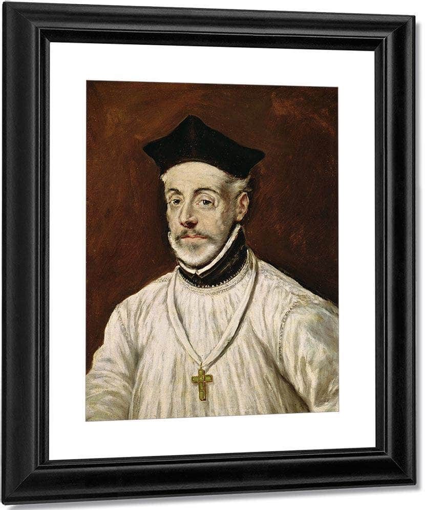 Don Diego De Covarrubias Y Leiva By El Greco Fine Art Print