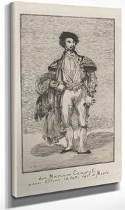 Don Mariano Camprubi Primer Bailarin Del Teatro Royal De Madrid (Don Mariano Camprubi First Dancer Of The Teatro Royal De Madrid) By Edouard Manet Fine Art Print
