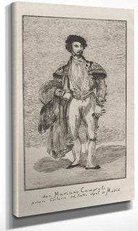 Don Mariano Camprubi Primer Bailarin Del Teatro Royal De Madrid (Don Mariano Camprubi First Dancer Of The Teatro Royal De Madrid) By Edouard Manet Fine Art Print