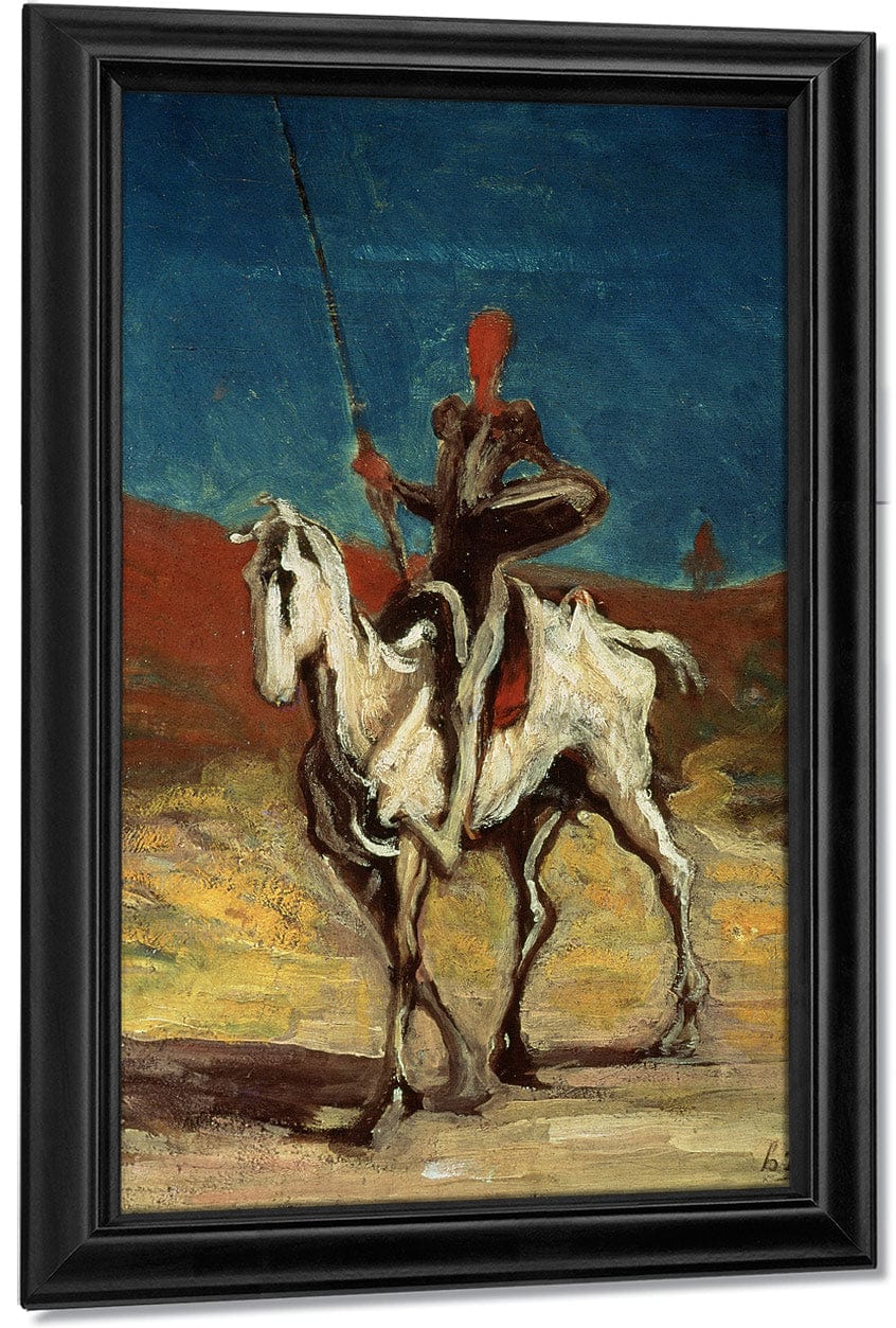 Don Quixote By Honore Daumier Fine Art Print