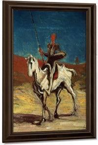 Don Quixote By Honore Daumier Fine Art Print
