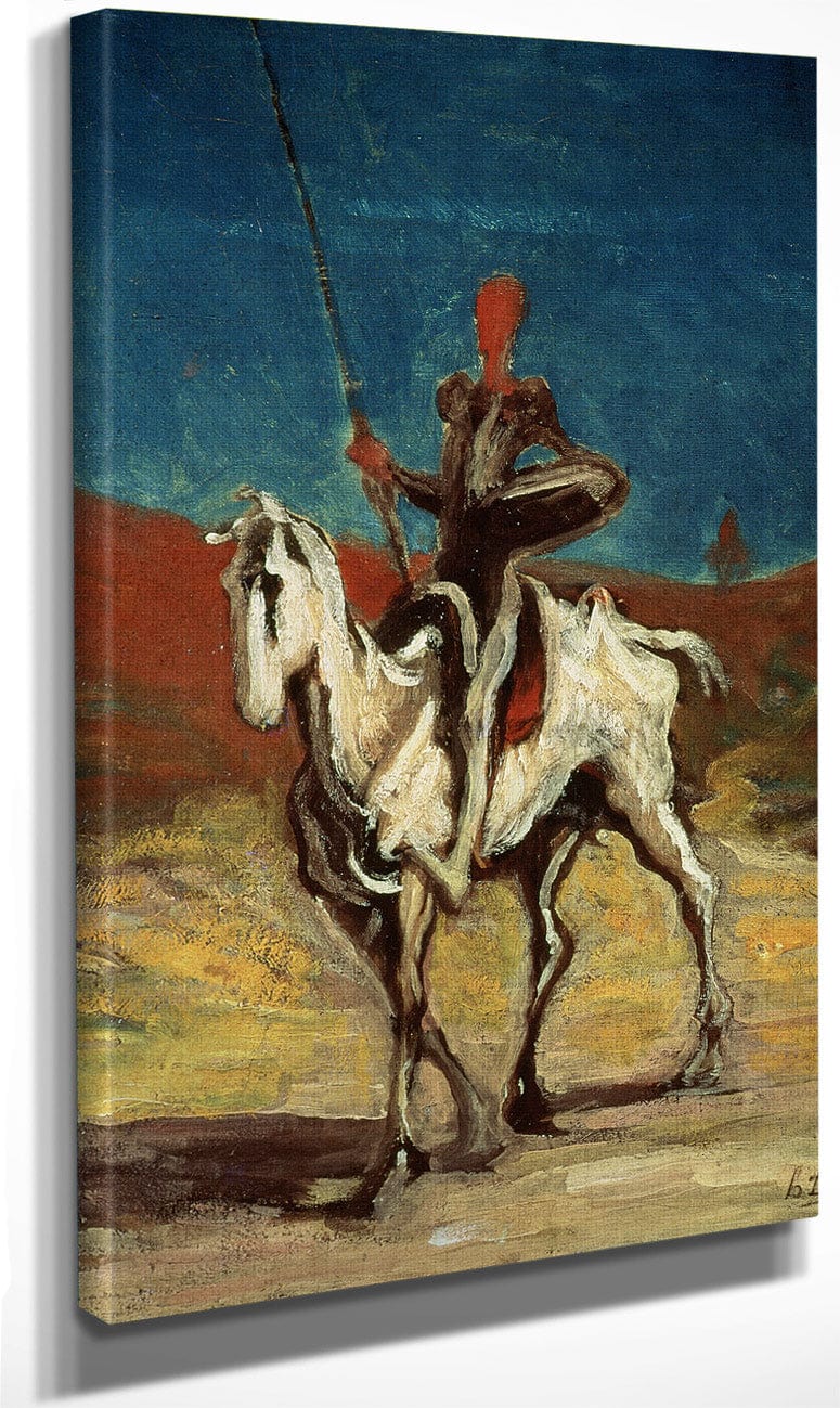 Don Quixote By Honore Daumier Fine Art Print