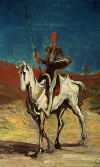 Don Quixote By Honore Daumier Fine Art Print